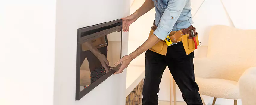 Metal Fireplace Installation in Oviedo, Florida