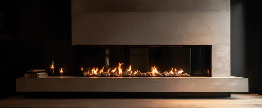 Gas Fireplace Ember Bed Design Services in Oviedo, Florida