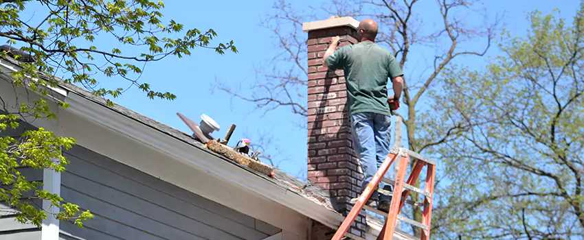 Vinyl and PVC Chimney Flashing Installation in Oviedo, FL