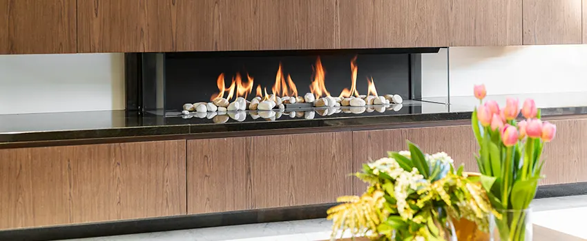 Double-height Fireplace Design Refurbishment in Oviedo, Florida
