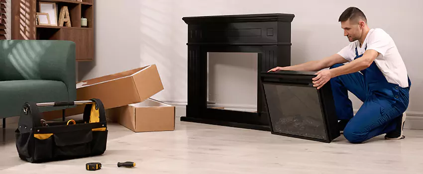 Old Rusted Metal Fireplace Repair And Replacement in Oviedo, FL