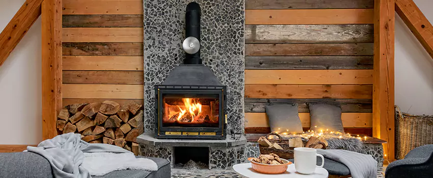 Thelin Hearth Products Direct Vent Gas Stove Fireplace Inspection in Oviedo, Florida